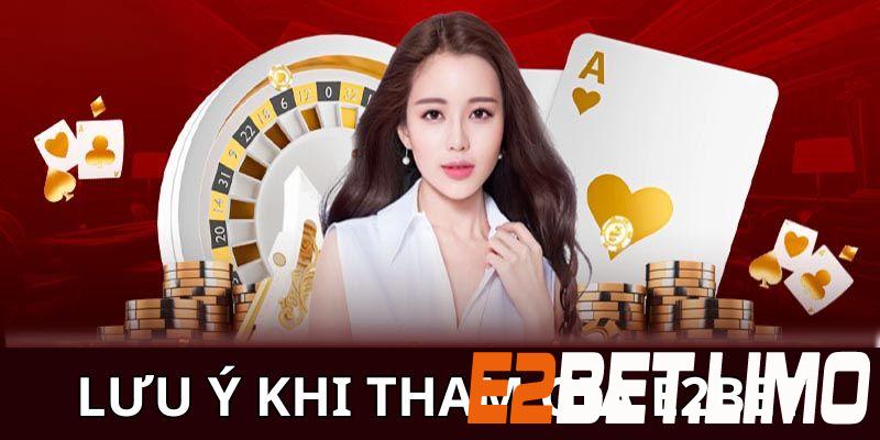 Lưu ý khi tham gia chơi cá cược tại E2bet