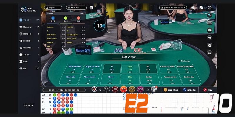 Cược thủ tìm tựa game baccarat để vào phòng chơi