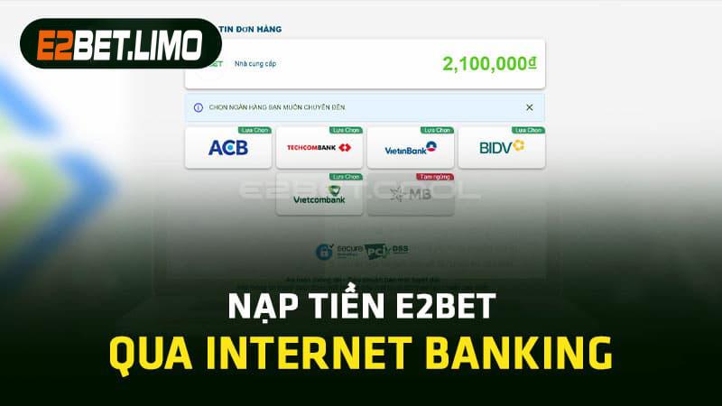Nạp tiền qua internet banking