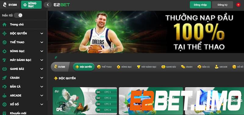 Nhà cái E2bet liệu rằng có uy tín hay không?