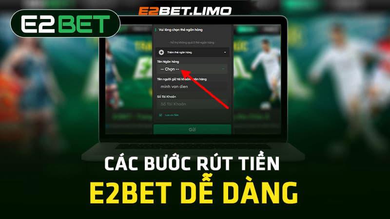 Các bước rút tiền đơn giản